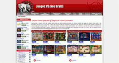 Desktop Screenshot of juegos-casino-gratis.org